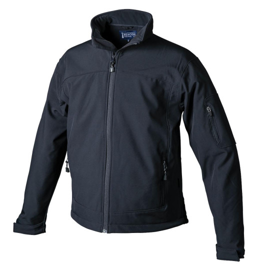 Perkins Mens Softshell Jackets Navy